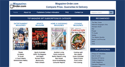 Desktop Screenshot of magazine-order.com