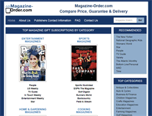 Tablet Screenshot of magazine-order.com